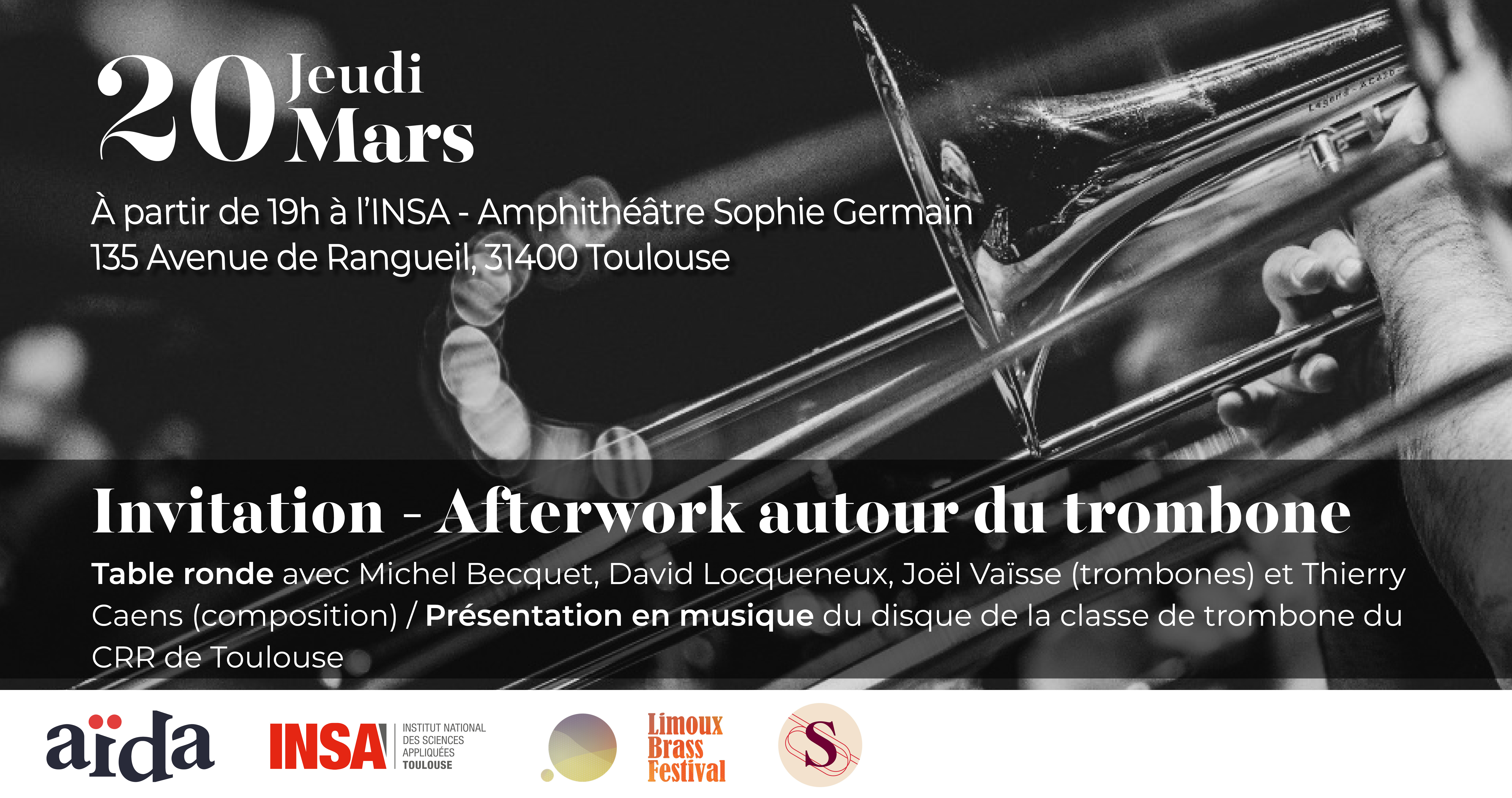 Invitation Afterwork trombone 
